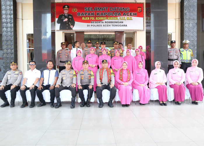 Kapolda Aceh Lakukan Kunjungan Kerja dan Silaturahmi ke Polres Aceh Tenggara