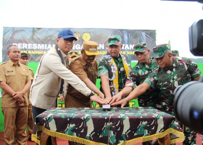 KSAD Jenderal Maruli Resmikan Sistem Irigasi di Sukabumi, Dukung Ketahanan Pangan Nasional