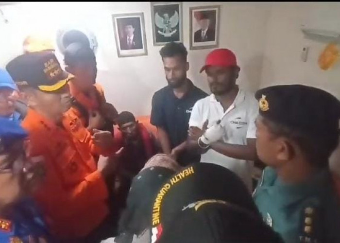 Dua Nelayan Asal Sri Lanka Mengalami Kecelakaan di Perairan Samudera Hindia, Basarnas Medan Lakukan Evakuasi