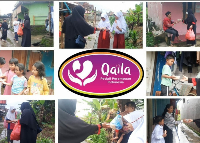Jumat Berkah Yayasan Perempuan Indonesia Qaila (PPIQaila) Berbagi bersama warga Cihideung