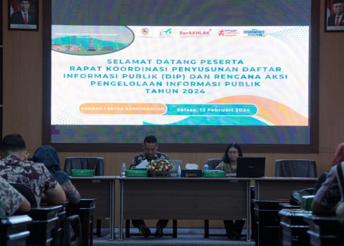 Rakor Penyusunan DIP Tahun 2024, Karanganyar Pertahankan Kabupaten Informatif