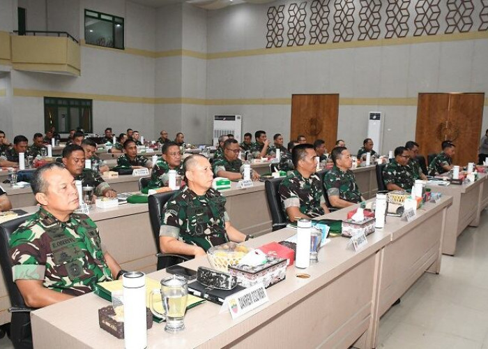 Kodam I/BB Rapim Bahas Pokok Kebijakan Pimpinan TNI AD