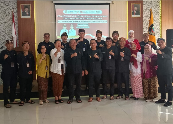 Bupati Karanganyar Lantik Sepuluh Pejabat Pimpinan Tinggi Pratama, Perkuat Sinergi Pelayanan Publik 