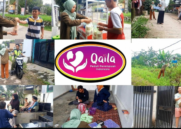Yayasan Peduli Perempuan Indonesia Qaila (PPIQaila) Bagikan Cilok dan Es Teler di Taman Dramaga Permai