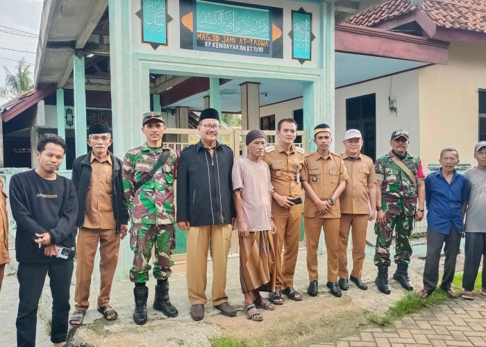 Camat Kemiri Monitoring Persiapan Jumling di Desa Legok Sukamaju 