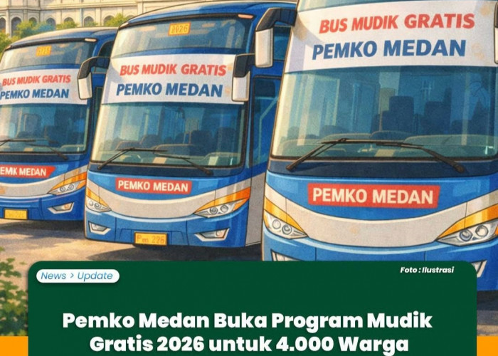 Mudik Aman dan Gratis ke Kampung Halaman, Pemko Medan Siapkan 4.000 Kuota Lebaran 2026