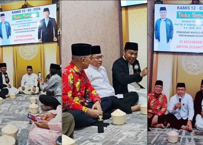 Jenderal TNI (Purn.) Dudung Abdurachman dan Wilson Lalengke Berbuka Bersama di Kediaman Ustadz Anton Susanto