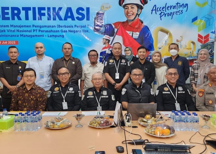 Korsabhara Baharkam Polri Audit PGN OMM Lampung
