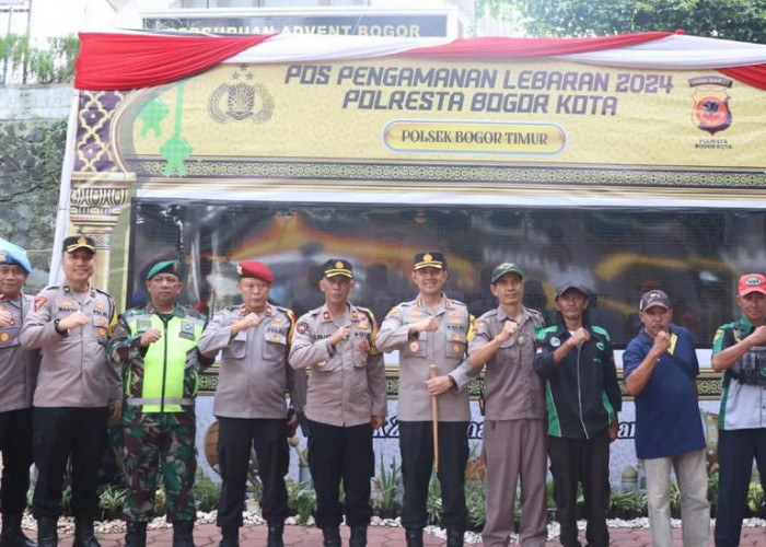 Pastikan Personil Siap dan Siaga, Kapolresta Bogor Kota Cek Pos Pengamanan