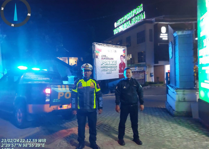 Polsek Parapat Gelar Blue Light Patrol Pasca Pemilu 2024, Wujud Apresiasi Masyarakat atas Pemilu Aman dan Dama