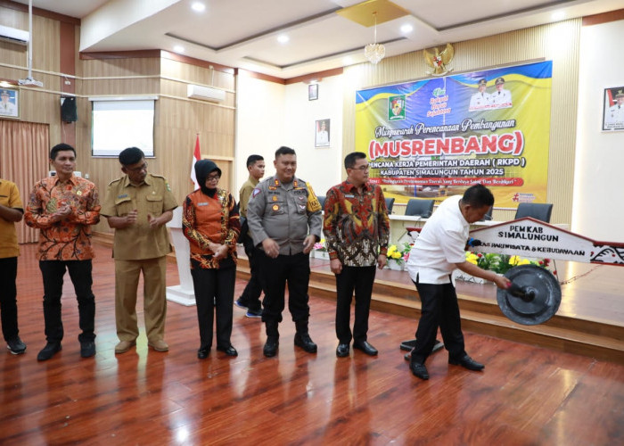 Kapolres Simalungun Hadiri Musrenbang RKPD untuk Penetapan Prioritas Pembangunan Daerah 2024