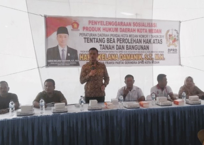 Ketua Komisi IV DPRD Medan Ajak Masyarakat Bayar Pajak