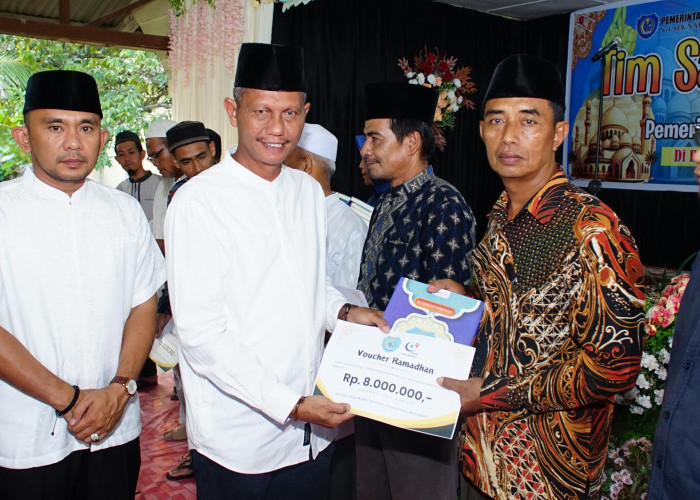 Mesjid AT TAQWA Desa N4 Aek Nabara Menjadi Penutup Safari Ramadhan 1445 H Pemkab Labuhanbatu