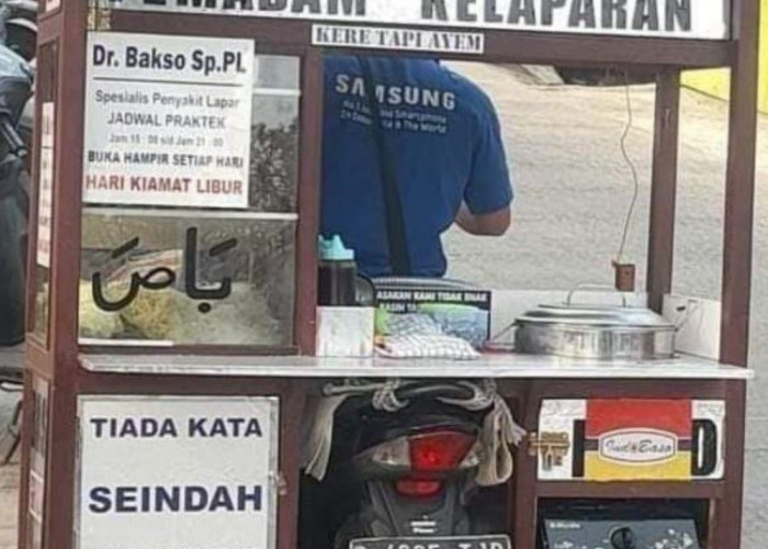 Ada ada Saja Penjual Bakso ini Bikin Daya Tarik Pembeli Dengan Kata-kata Nyeleneh