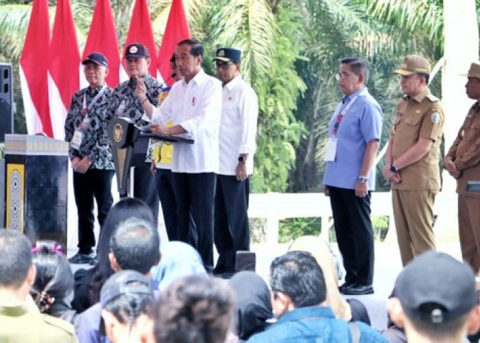 Plt Bupati Simalungun Turut Dampingi Presiden RI Joko Widodo Resmikan Ruas Jalan Tol Inderapura-Kisaran