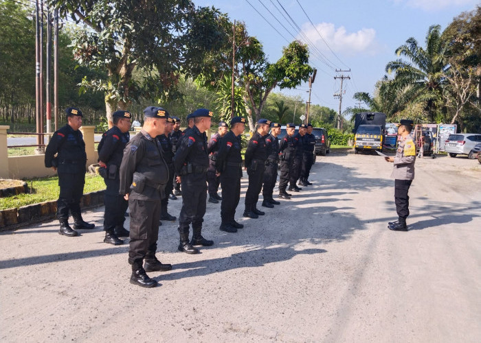 Sukses Amankan Pemilu 2024 di Simalungun, Polres Gelar Apel Pelepasan Personil Brimob