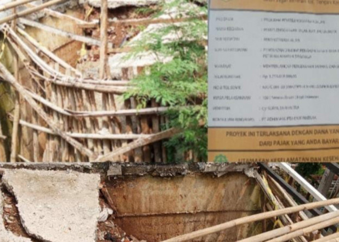 DPT Rp1,25 Miliar di Desa Sukadamai kecamatan Dramaga Longsor