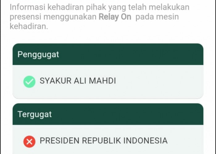 Prabowo Subianto Absen di Sidang Gugatan Rp 5.000 Triliun soal Status Ibu Kota