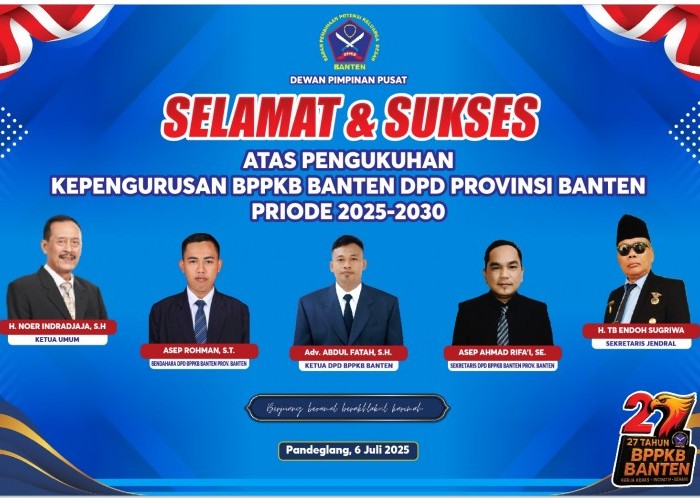BPPKB Banten Rayakan HUT ke-27 dan Serahkan SK DPD Provinsi