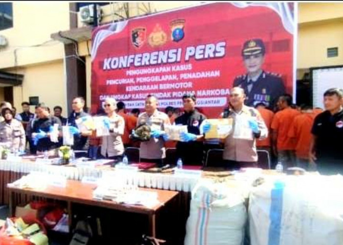 Polres Siantar Ungkap 103 Kasus Narkoba, Tersangka 140 Orang dan 9 Kasus Curanmor  