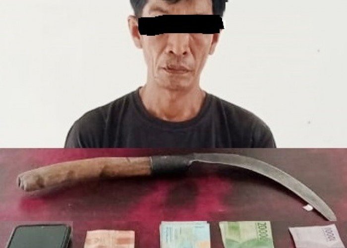 Timintelrem 022/PT Amankan Pria Pengedar Sabu
