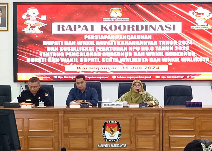 KPU Karanganyar Gelar RAKOR Persiapan Pencalonan Bupati Karanganyar