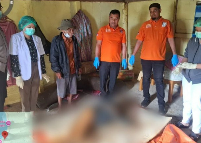 Tujuh Hari Setelah Meninggal, Mayat Lansia Dievakuasi Tim Inafis Polres Simalungun  