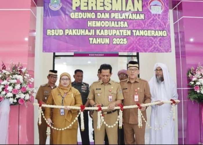 Pj Bupati Tangerang Resmikan Gedung Pelayanan Hemodialisa