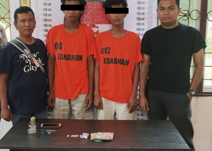 Polsek Perdagangan Gagalkan Pesta Sabu, Berhasil Tangkap Dua Pengedar Narkoba di Simalungun