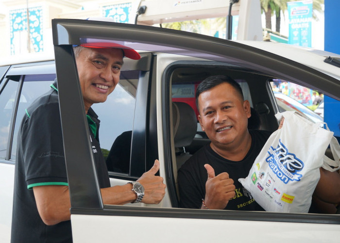 Ramaikan Musim Mudik, Pertamina Lubricants berbagi  THR Fastron kepada Para Pemudik