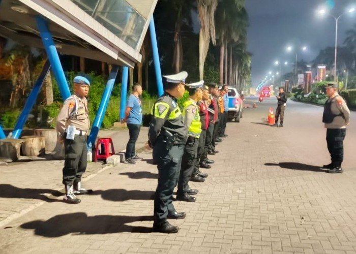 Jaga Kondusifitas Jelang PSU, Polres Serang Gelar Patroli KRYD Berskala Besar