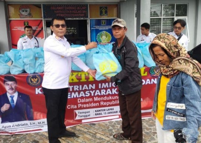 750 Paket Bantuan Sosial dari Lapas Narkotika Kelas IIA Pematangsiantar Dibagikan ke Masyarakat