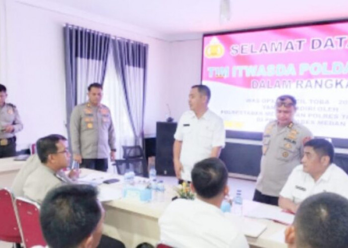 Tim Itwasda Polda Sumut Melakukan Kunjungan ke Polrestabes Medan Dalam Rangka Was Ops Kancil Toba 2023
