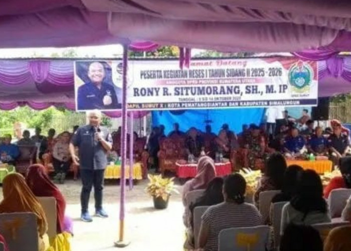 Anggota DPRD Sumut Reses di Kecamatan Sidamanik
