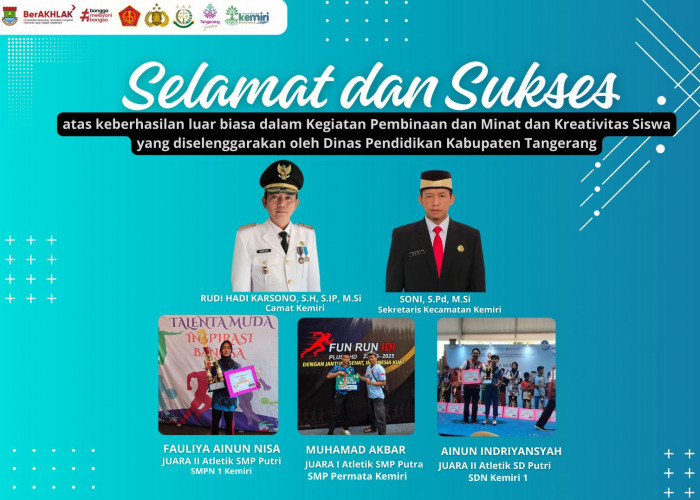 Rudi HK: Prestasi Atletik Siswa Kemiri Jadi Motivasi untuk Generasi Muda