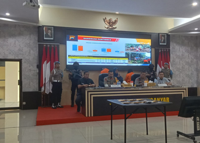 Kinerja Polres Karanganyar Membaik Catat Gangguan Kamtibmas di Tahun 2024 Menurun