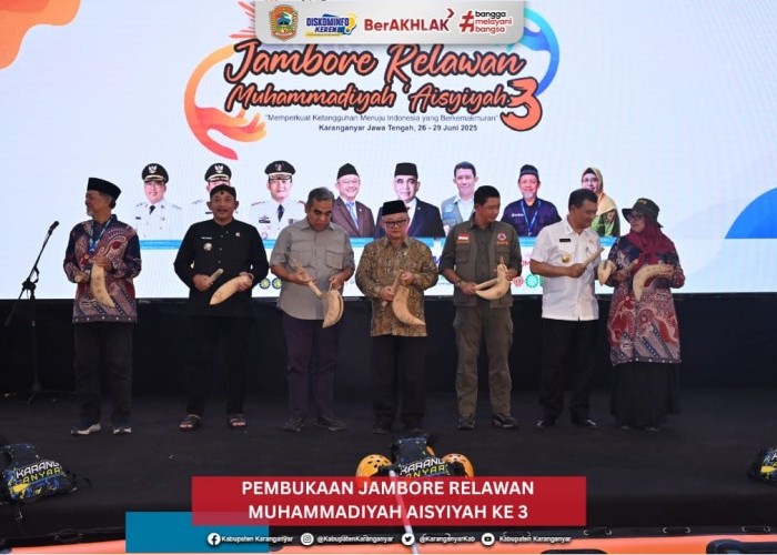 1.300 Relawan Muhamadiyah dan Aisiyah  30 Provisi se-Indonesia Mengikuti Jambore Nasional di Tawangmangu