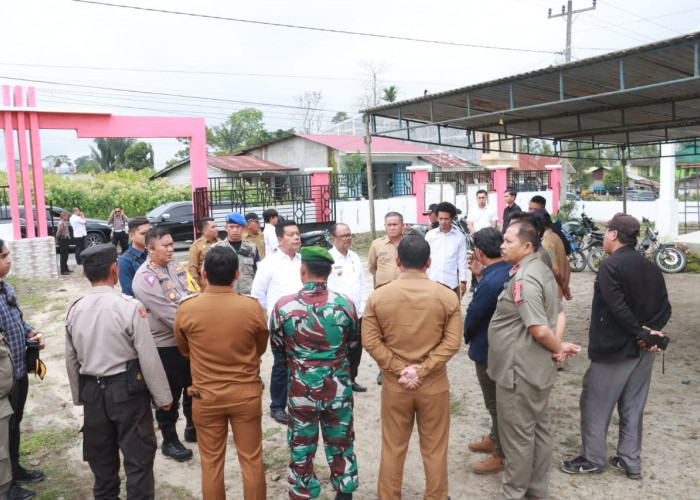 Kapolres dan Forkopimda Simalungun Tinjau Kesiapan TPS Jelang Pemilu 2024