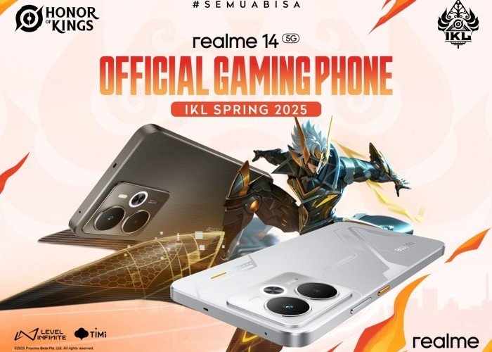 realme Menjadi Official Gaming Phone Honor of Kings Indonesia Kings Laga Spring 2025 dengan realme 14 5G