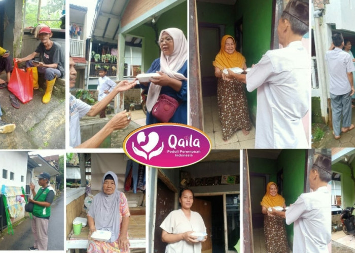 Langit Cerah, Matahari Bersinar di Atas Tanah Pasundan saat menebar Jumat Berkah