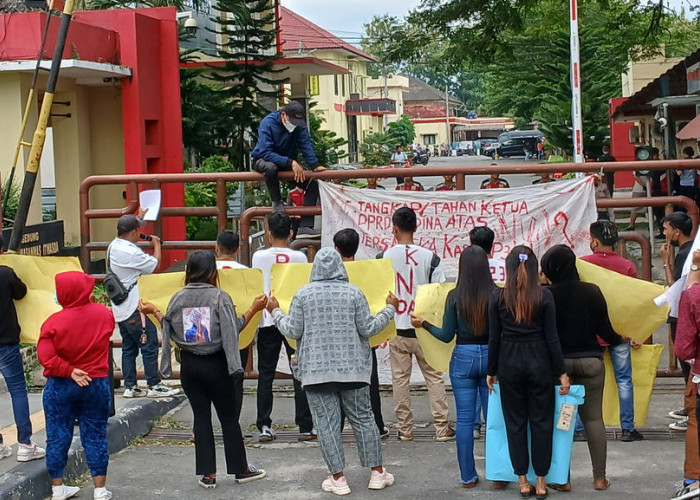 Demo Jilid V, AMP3K Minta Polda Tangkap dan Tahan Ketua DPRD Madina