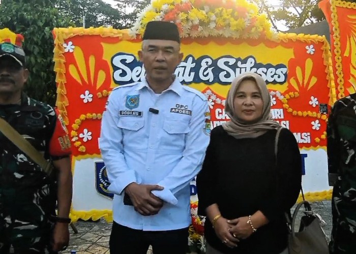 Kepala Desa Lontar Ucapkan Terima Kasih kepada Camat Kemiri Lama dan Selamat Datang kepada Camat Baru