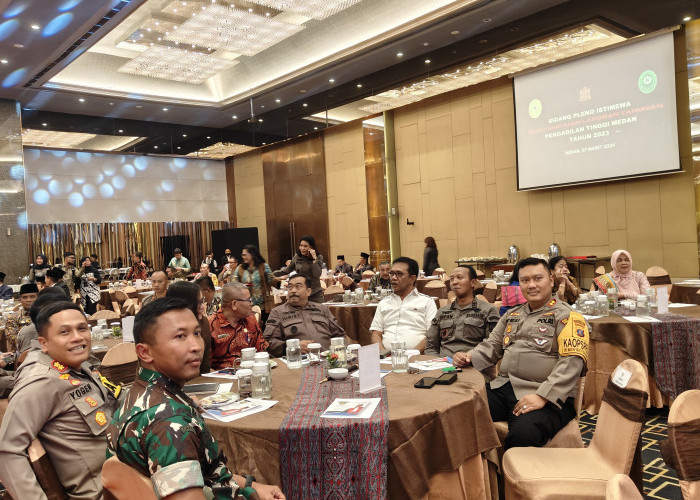 Kapolres dan Elit Forkopimda Simalungun Hadiri Sidang Istimewa Pengadilan Tinggi Medan