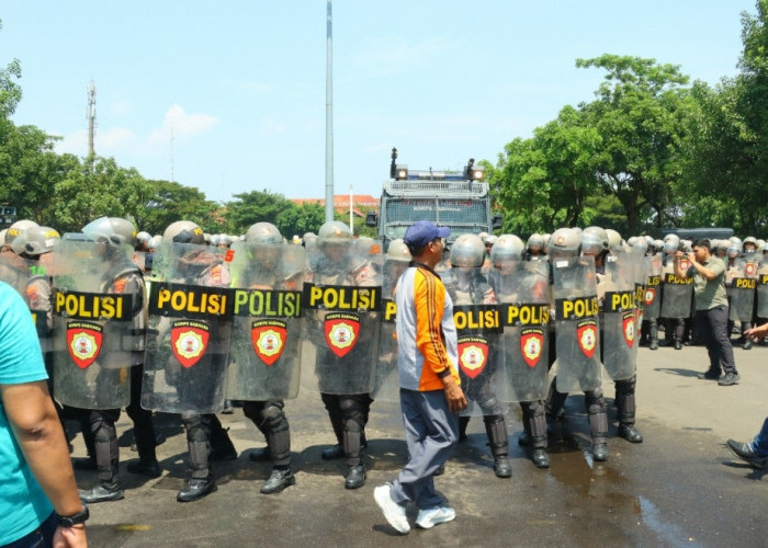 Polres Karanganyar Gelar Latihan Kesiapan Satuan, Antisipasi Konflik Sosial Secara Humanis