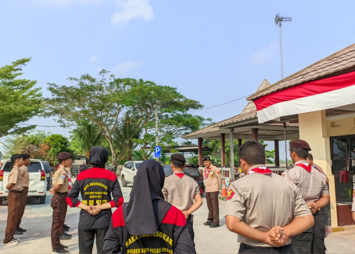 Cegah Tawuran Pelajar, Kapolsek Kopo Iptu Satibi Melakukan Pembinaan Melalui Pramuka Saka Bhayangkara
