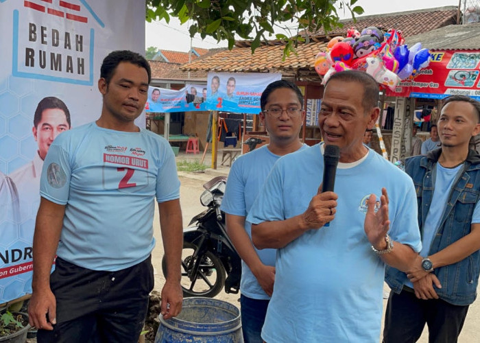 Rumah Tak Layak Menjadi Layak, Relawan Buruh Sahabat Andra Soni-Dimyati Lakukan Bedah Rumah di Kota Serang