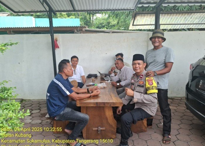 Aipda Rahmat Bhabinkamtibmas Polsek Balaraja Melaksanakan Sambang Kepada Warga Binaan