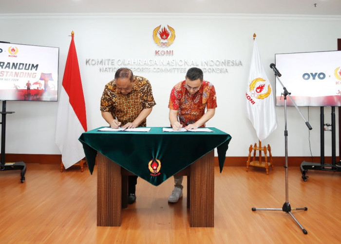 OYO Tandatangani MoU dengan KONI Pusat Jelang PON XXI Aceh-Sumut 2024