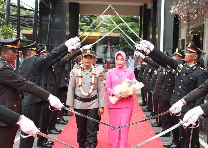 Polres Aceh Tenggara Gelar Upacara Pisah Sambut Kapolres dari AKBP R. Doni Sumarsono ke AKBP Yulhendri