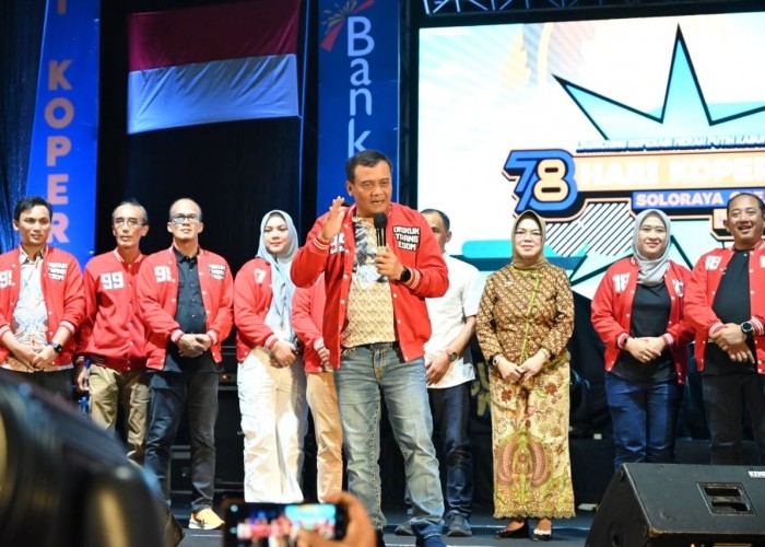 Guyon Waton Meriahkan Peringatan HUT Koprasi ke-78 di Karanganyar